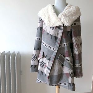 Me Jane Aztec Coat Size L